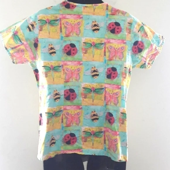 LYDIA'S professional uniforms medical scrub top, S - Picture 4 of 4